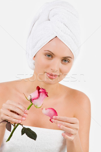 Rose plaisir portrait propre fille [[stock_photo]] © pressmaster