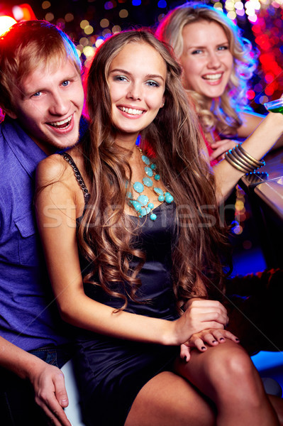 Friendly clubbers Stock photo © pressmaster