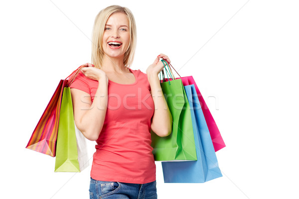 Ecstatic shopper Stock photo © pressmaster