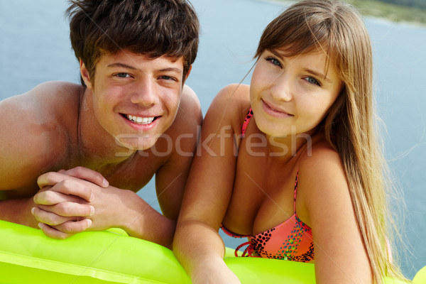 Couple portrait adolescente bikini copain Photo stock © pressmaster