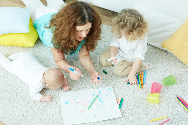 Family day-care Stock photo © pressmaster