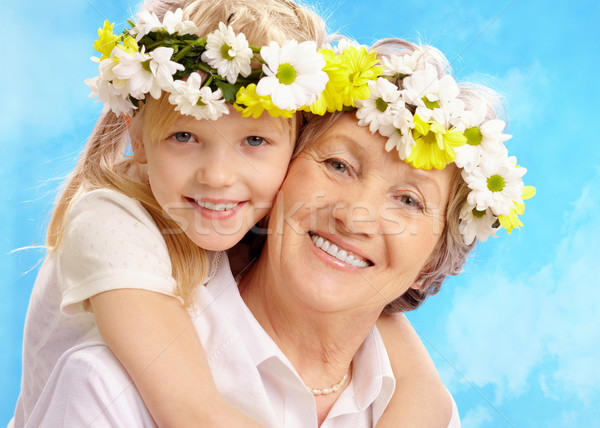 Affection image grand-mère petite fille fille [[stock_photo]] © pressmaster