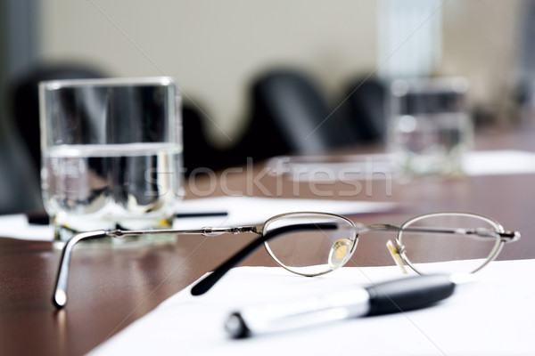 Break at business meeting Stock photo © pressmaster