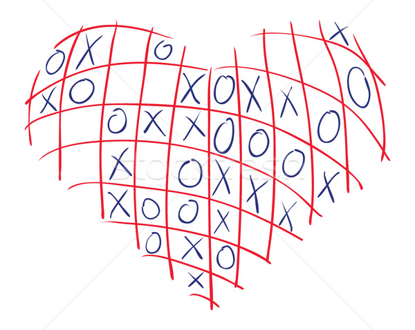 Heart-X-O Stock photo © pressmaster