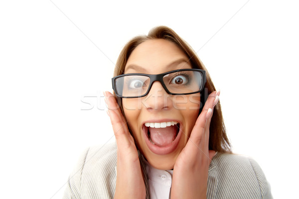 Funny business lady Stock photo © pressmaster