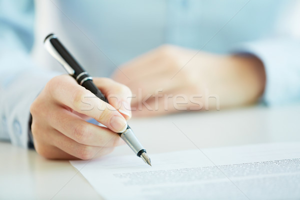 Contract Stock photo © pressmaster