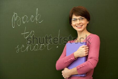 Boy at blackboard Stock photo © pressmaster