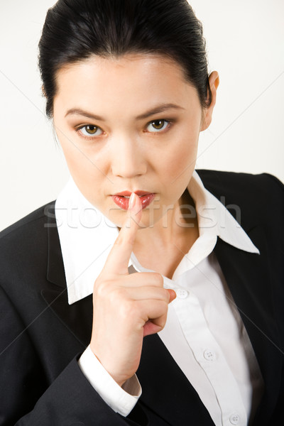 üzlet titok portré felelős titkárnő mutat Stock fotó © pressmaster
