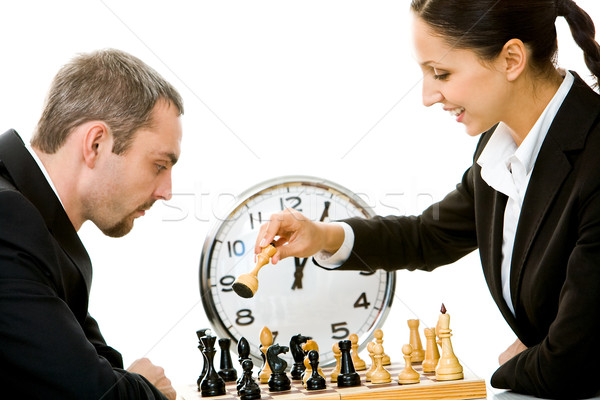 Playing chess Stock photo © pressmaster