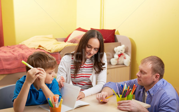 Making schoolwork Stock photo © pressmaster