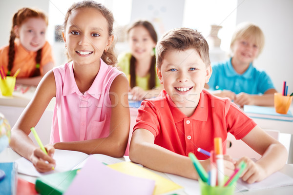 Elementary school learners Stock photo © pressmaster