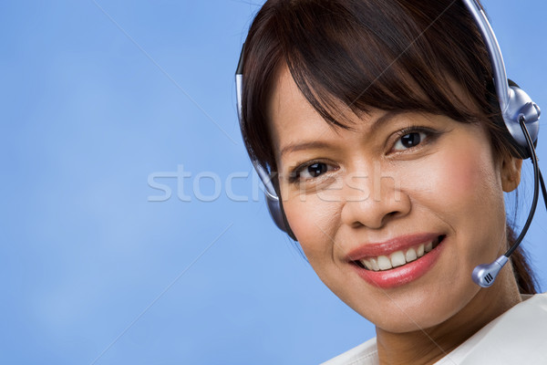 Pretty operator Stock photo © pressmaster