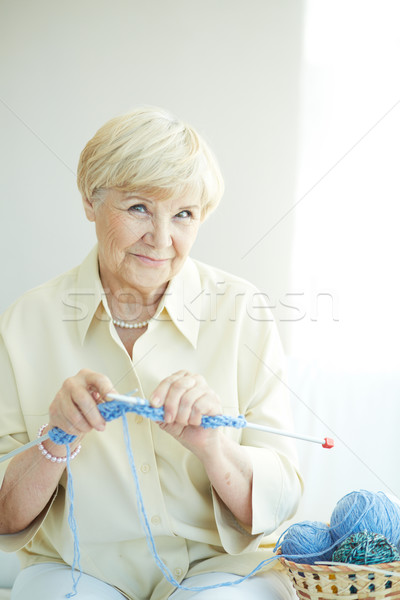 Foto stock: Feminino · retrato · olhando · câmera