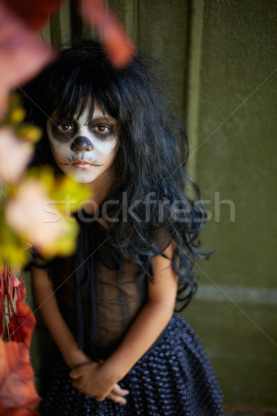 Male tradizione ritratto ragazza halloween Foto d'archivio © pressmaster