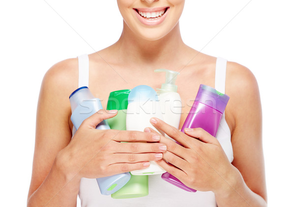 Haut Ernährung halten Dusche Stock foto © pressmaster