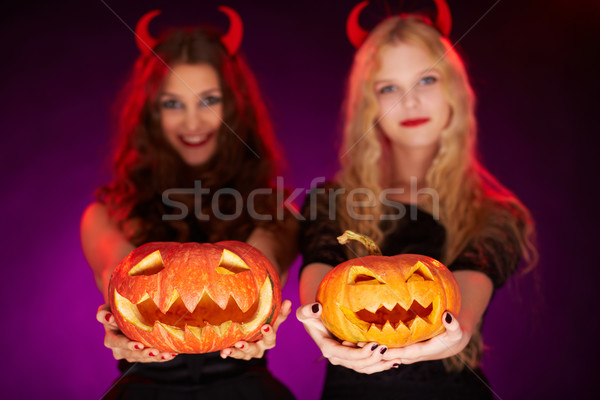 Jack-o-lanterns Stock photo © pressmaster