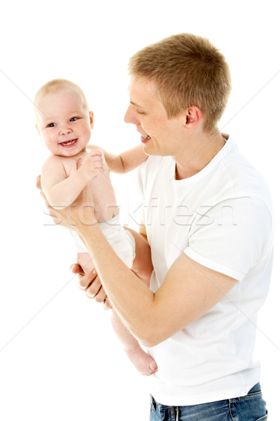 Affection portrait affectueux père bébé [[stock_photo]] © pressmaster