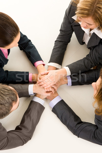 Lavoro di squadra immagine uomini d'affari mani top altro Foto d'archivio © pressmaster