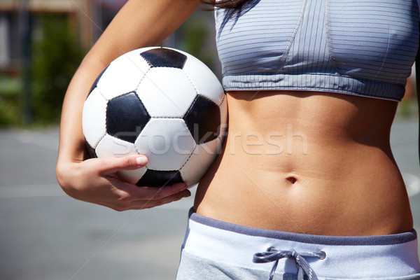 Vrouwelijke bal volleybal speler Stockfoto © pressmaster