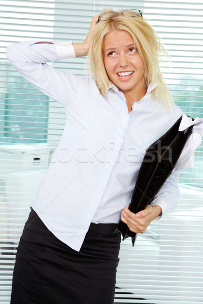 Sloppy businesswoman Stock photo © pressmaster