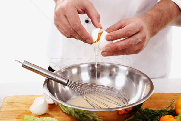 Preparing omelette Stock photo © pressmaster