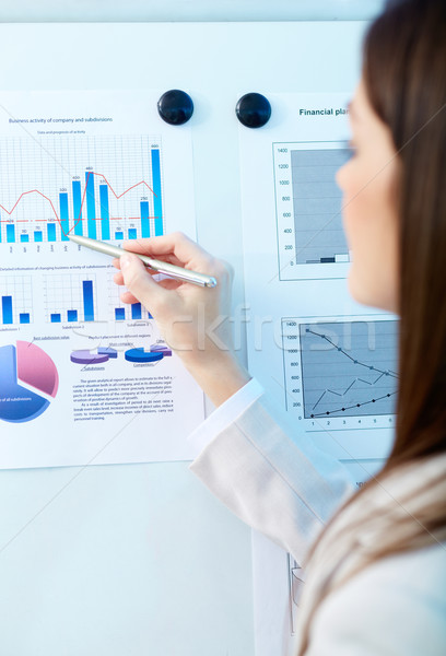 Effizienz Marketing Analyse Papier Executive Stock foto © pressmaster