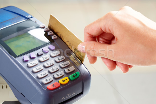 Betaling moment creditcard business winkelen Stockfoto © pressmaster