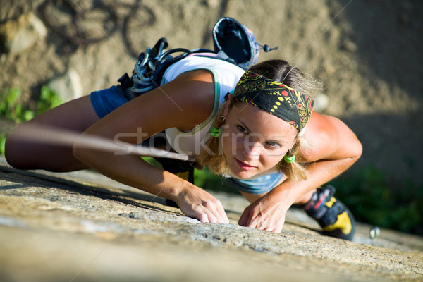 Stock photo: Climber