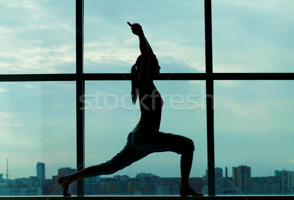 Stretching exercise Stock photo © pressmaster