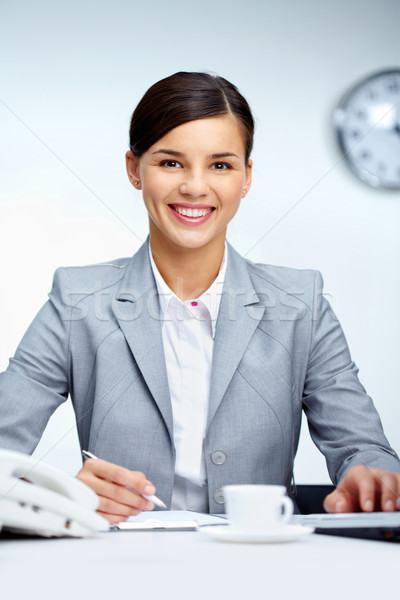 Woman at workplace Stock photo © pressmaster