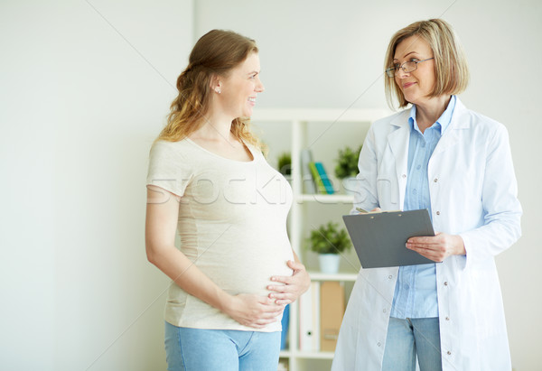 Talking to doctor Stock photo © pressmaster