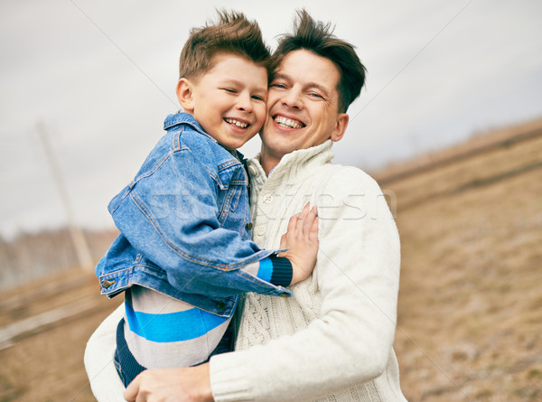 Affection photo heureux homme fils [[stock_photo]] © pressmaster