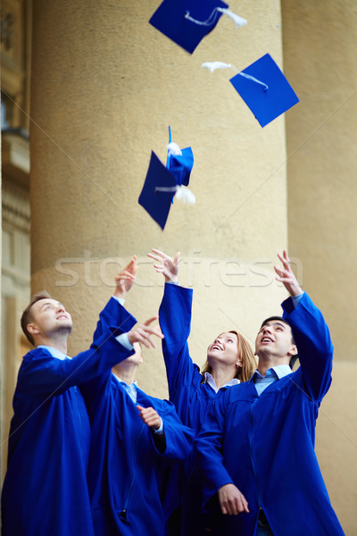 Stock photo: Playing with hats