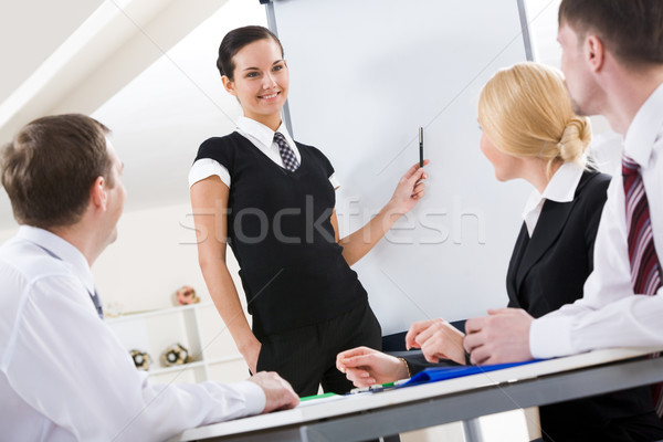 Explaining ideas Stock photo © pressmaster