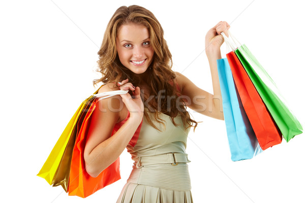 Stock photo: After shopping