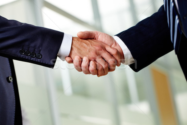 Stock photo: Firm handshake