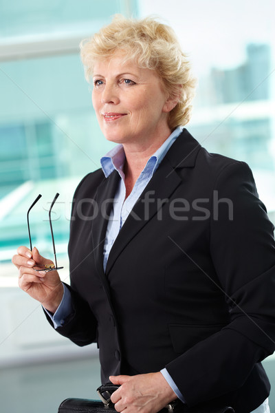 Foto stock: Formal · feminino · retrato · sorridente · empresária