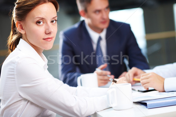 Secretary during briefing  Stock photo © pressmaster