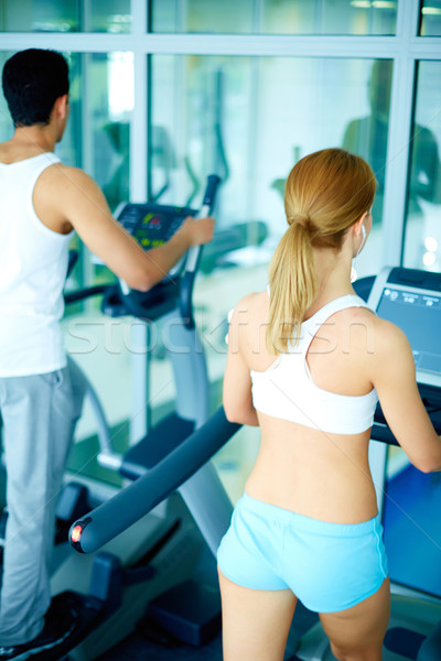 Training on sport facilities Stock photo © pressmaster