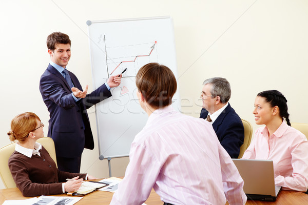 Enseignement image homme présentation affaires [[stock_photo]] © pressmaster