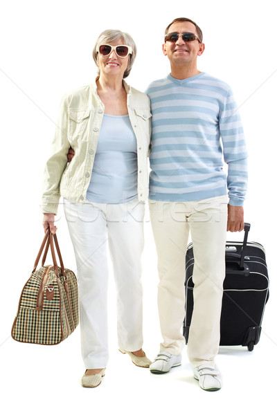 Stock photo: Lovers of traveling 