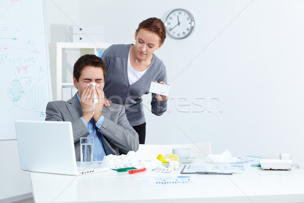 Offering medicine Stock photo © pressmaster