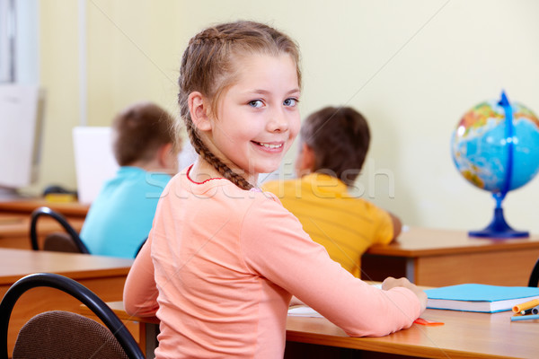 Adorable schoolchild Stock photo © pressmaster