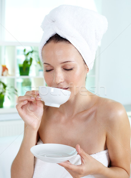 Enjoying tea Stock photo © pressmaster