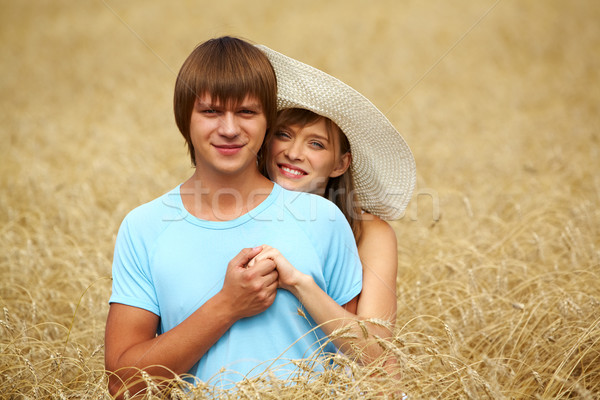 Stock photo: Field of wheat