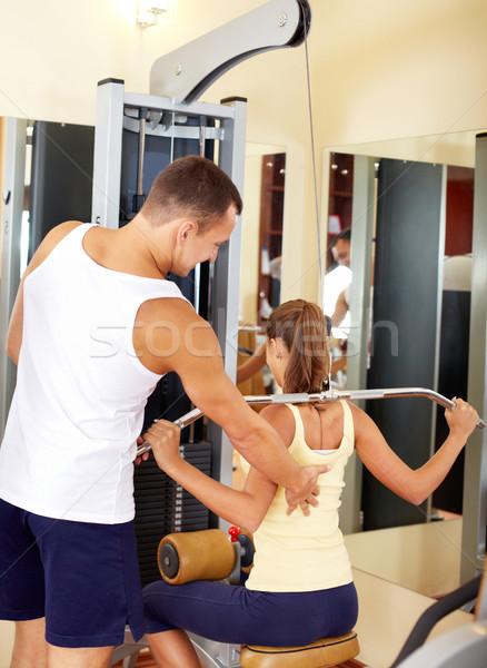 Workout on facilities Stock photo © pressmaster