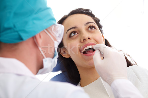 Stock photo: Dental checkup