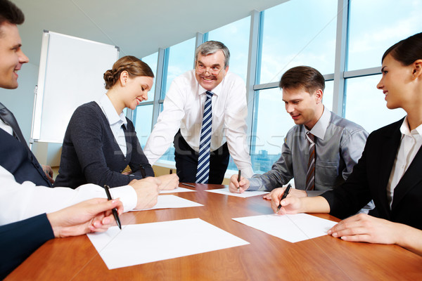 Stock photo: Working in group