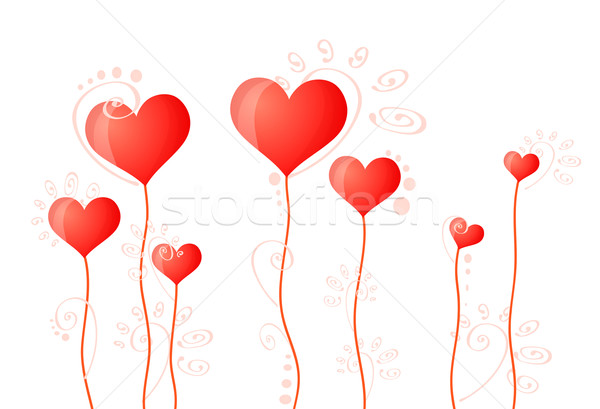 hearts on stalks Stock photo © pressmaster