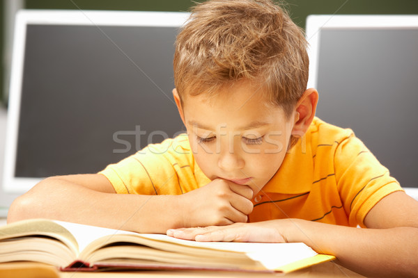 Reading lesson Stock photo © pressmaster